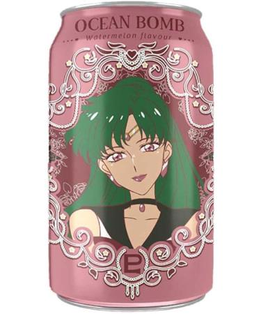 Sailor Moon & Y.H.B Ocean Bomb Sparkling Water Soft Drink Full Set 10 Flavours Collection (10 Cans Set) - Buy Online on GoSupps.com