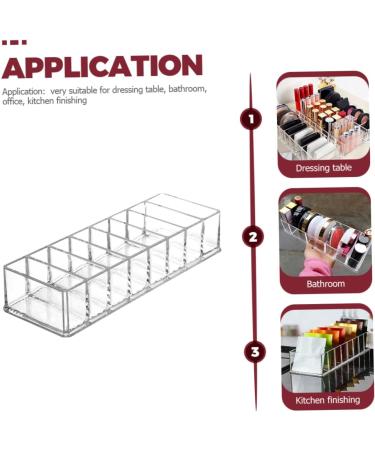 Mipcase Box Display Makeup Shadow Multifunctional Multi-grid Clear Blush Pressed Eye Organizer Storage - Buy Online on GoSupps.com