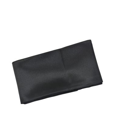 Satin Edge Laying Scarves for Wigs | Women's Grip Band Headband for Yoga Makeup & Sports - Black - Buy Online on GoSupps.com