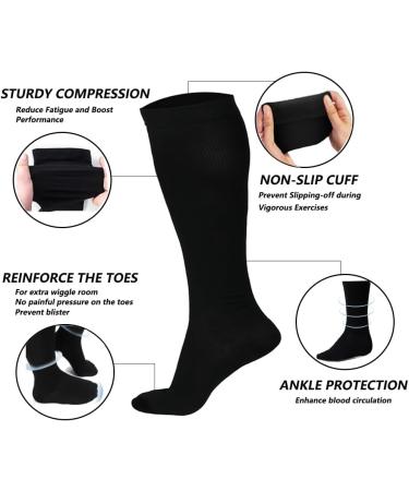 Buy ANAMPION 3XL Calf-Length Socks - 6 Pairs | Comfortable & Stylish International Shipping - Buy Online on GoSupps.com