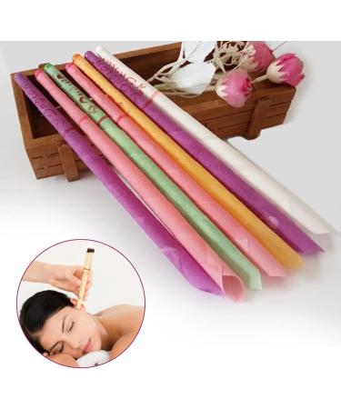 Pack of 16 Ear Candles for Cleaning & Wax Removal - 8 Colors + 6 Protective Discs - Buy Online on GoSupps.com