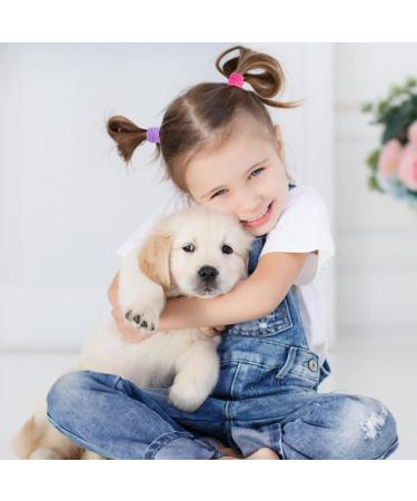 400PCS Toddler Hair Bobbles - Candy Colors Elastic Baby Hair Bands for Girls - Buy Online on GoSupps.com