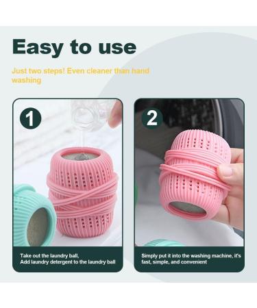 RGNHDQD Washing Machine Laundry Ball Automatic Liquid Fabric Softener Dispenser Laundry Balls For Washer Refillable Removal Washer Ball Dryer Washing Laundry Washing Sponge Household Substitute (A 9) A 9 - Buy Online on GoSupps.com