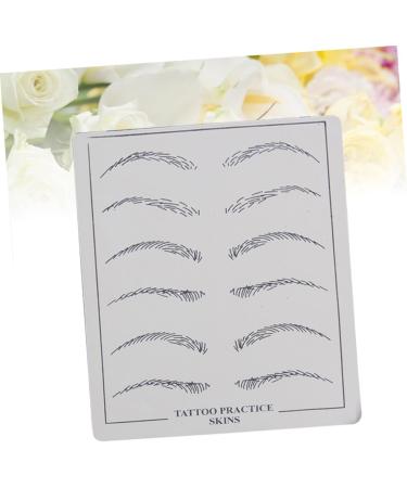 WOFASHPURET Eyebrow Microblading Skin 6 Pcs eye brow shaping kit eyebrow microblading tattoo equipment eyebrow trimming - Buy Online on GoSupps.com