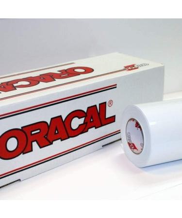 24 x 30 Ft Roll of Oracal 651 White Vinyl on 3 Inch Core for Craft Cutters and Vinyl Sign Cutters White 30 Feet