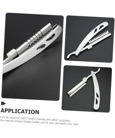 Stainless Steel PopetPop Razor Holder | Hairdresser & Manual Razor Blade Accessories - Buy Online on GoSupps.com