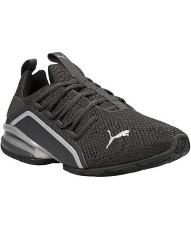 PUMA Men's Axelion Sleek 8.5 Running Shoes - Asphalt/Silver - Buy Online on GoSupps.com