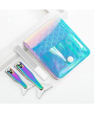 Mermaid Nail Clippers Stainless Steel Cuticle Remover Trimmer Scissor Manicure Pedicure Fingernail Nipper Tool Two Sizes - Buy Online on GoSupps.com