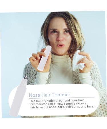 Beavorty Personal Nose Hair Trimmer Electric And Ear Hair Trimmer Portable Lightweight Prevents Embarrassing Moments 12X25X25CM White - Buy Online on GoSupps.com