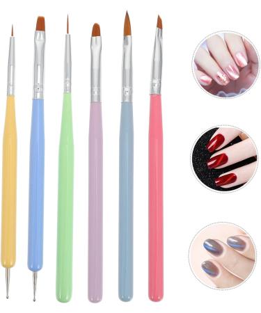 Healeved 1 Set Nail Pen Diy Nail Painting Tool Nails Supplies Gel Nail Beauty Pens Brushes Nail Painting Brushes Cosmetology Supplies Nail Art Brush Lotus Wood Manicure 16X0.8X0.8CM Assorted Color 1 - Buy Online on GoSupps.com