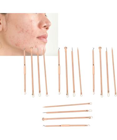 Qukaim Blackhead Removal Tool Pimple Blackhead Remover Tool Kit 4 Set Stainless Steel Comedone Extractor for Professional Zit Whitehead Popper - Buy Online on GoSupps.com