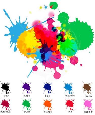 ZZKOKO Calligraphy Pen Ink Set - 10 Colors, Non-Carbon, 15ml Bottles - Buy Online on GoSupps.com