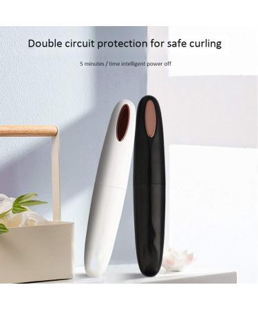 RIYAN Electric Heated Eyelash Curler Long Lasting Natural Eye Lash Curler USB Charge Makeup Curling Kit White - Buy Online on GoSupps.com