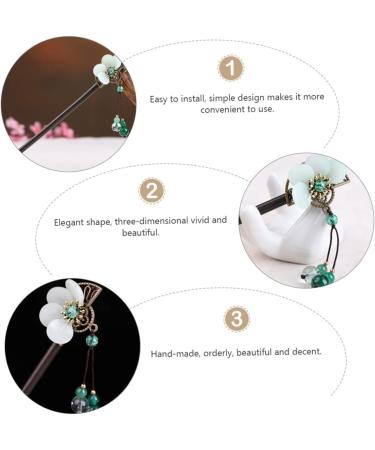SOLUSTRE 1pc Antique Headdress Hairpin Girl Hair Accessories Hair Accessories Hair Chopsticks Retro Hair Fork Hair Jewels for Women Hair Sticks for Women Vintage Miss Wood Jiangnan - Buy Online on GoSupps.com