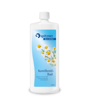 Spitzner Health Bath Chamomile Oil 1000 ml - Health-promoting bath essence with essential oil of chamomile | Anti-inflammatory