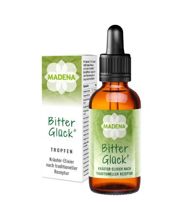 MADENA BitterGl ck Original with 18 bitter herb extracts Bitter substances drops 50 ml according to Hildegard von Bingen