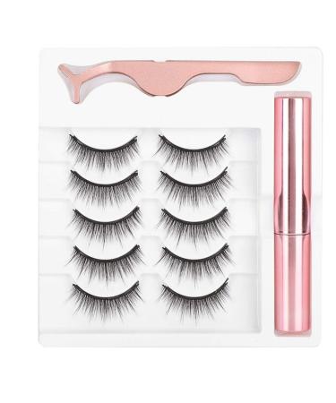 Easy to Use Makeup Magnet False Eyelashes Magnetic Liquid Eyeliner Tweezers Eyelash Makeup Tool Set