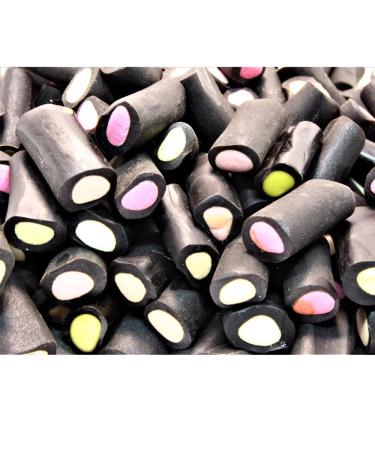 Liquorice Cream Rock Pieces Sweet Bag (2kg) 1 Count (Pack of 1)