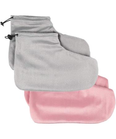 Milists Cracked Heel Socks - Paraffin Wax Ankle Booties for Moisturizing Foot Care | 2 Pairs - Buy Online on GoSupps.com