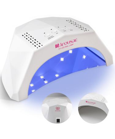 UV LED Nail Lamp 48W Nail Light for Gel Polish UV Dryer for Poly Nail Gel 3 Timers Professional Quick Dry Curing Lamp with Auto Sensor DIY Manicure Salon at Home