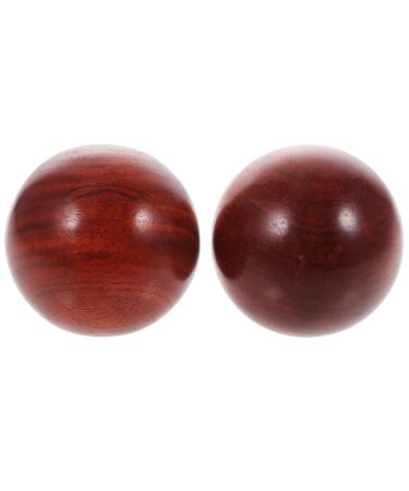 Tovinanna 2 sets Handball Massageball Wellness Gifts Portable Massage Ceager Wooden Ball Massage Balls For Hand Exercises Small Hand Rolling Beasts Outside the Ball Roles Wood Trading