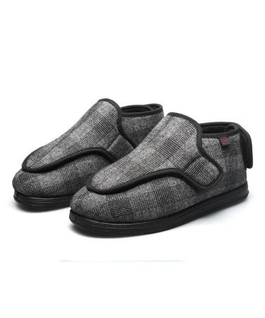 MisFun Diabetic Shoes for Women Non-Slip Unisex Medical Shoes for Swollen Feet Suitable for Men Womens and Elderly with Diabetes 8.5 Plaid