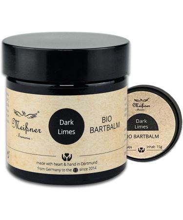MeiÃner Tremonia Bio Beard Balm - Organic Plant Oils & Cocoa Butter for Premium Beard Care - 60ml Dark Limes - Buy Online on GoSupps.com