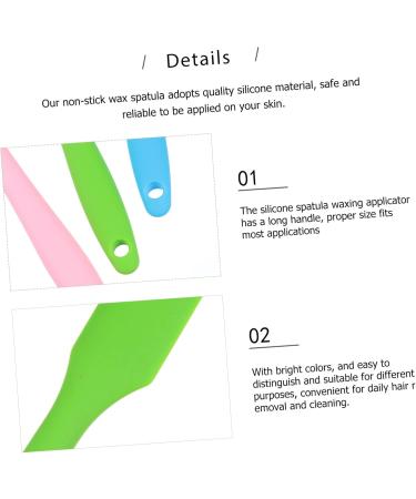 Minkissy 6 STK Silicone Hair Removal Pen - Reusable Wax Sticks & Spatula for Effortless Hair Removal | International Shipping - Buy Online on GoSupps.com