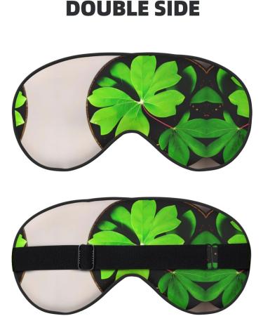Buy SSIMOO St Patricks Day Leaves Sleep Mask - Adjustable Breathable & Fashionable Eye Mask for Comfortable Sleep - International Shipping Available - Buy Online on GoSupps.com