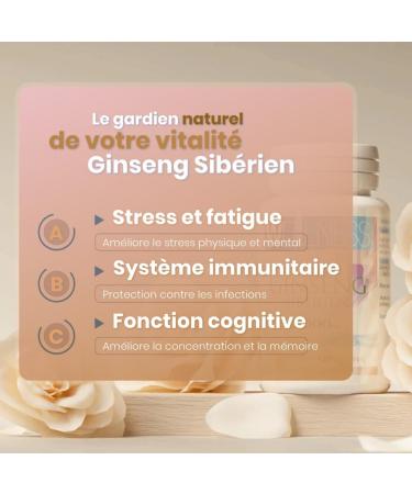 WELLNESS OPTI Siberian Ginseng - 120 Tablets - Natural Energizer for Two Months Use - Daily Dose 2000 mg - Support Your Daily Activity and Mental Performance - Buy Online on GoSupps.com