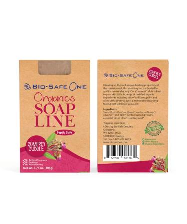 Comfrey Cuddle Organic Soap Bar 4 oz All-Natural Handmade Exfoliating Soap for Healthy Skin | 100% Organic No GMO Made in USA - Ship Worldwide - Buy Online on GoSupps.com