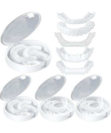 Uqlpxz 4 Pairs Cosmetic Veneers - Instant Whitening & Perfect Smile Teeth Solutions - Buy Online on GoSupps.com