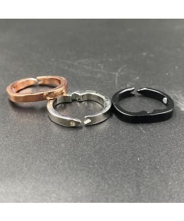 Gototop Lymph Drainage Ring - Adjustable Magnetic Therapy Ring for Men & Women | Rose Gold Lymphatic Drainage Gift - Buy Online on GoSupps.com