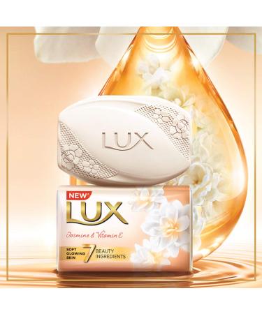 LUX Velvet Glow Jasmine & Vitamin E Soap Mega Pack - Glowing Skin Beauty Bar 3 X 100g | International Shipping - Buy Online on GoSupps.com