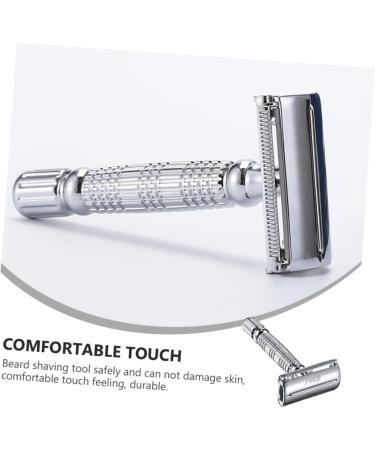 Beavorty Manual Double-Sided Razor - Chrome-Plated Alloy Handle for a Superior Shave | International Shipping Available - Buy Online on GoSupps.com