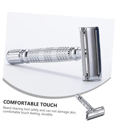Beaupretty Manual Shaver Set - 2pcs Old Style Metal Razor for Beard & Face Shaving | Safety Razor - Buy Online on GoSupps.com