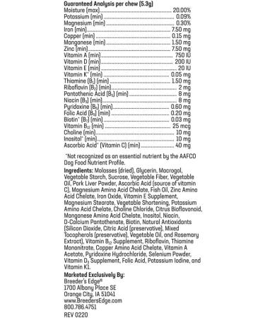 Breeder s Edge Breed to Wean Prenatal and Postnatal Multivitamin for Dogs & Cats Supports Pregnant & Nursing Moms Supplement Provides Antioxidants Vitamins & Minerals 100ct for Medium & Large Dogs 100ct Medium & Large Dog - Buy Online on GoSupps.com