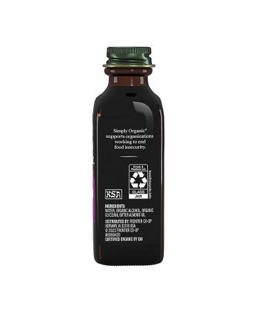 Simply Organic Almond Extract 2 oz - Certified Organic | Pack of 6 - Buy Online on GoSupps.com