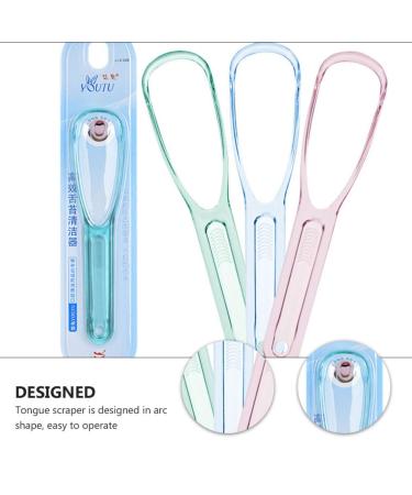 3-Pack Tongue Scrapers for Bad Breath - Effective Tongue Cleaning Tools for Fresh Breath - Buy Online on GoSupps.com