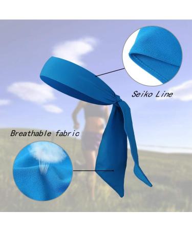 4-Pack Adjustable Sports Headbands for Men & Women | Ideal for Running Training Tennis & More - Buy Online on GoSupps.com