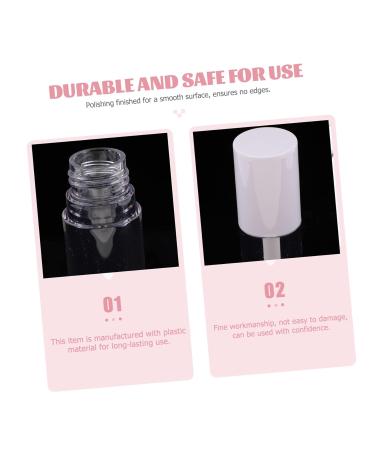 Buy FRCOLOR 12pcs Lipstick & Lip Gloss Tubes - White Cosmetic Containers for International Shipping - Buy Online on GoSupps.com