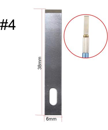 TIHOOD 100PCS #4 Replacement Hobby Blade/Steel Craft Knife Blades - Buy Online on GoSupps.com