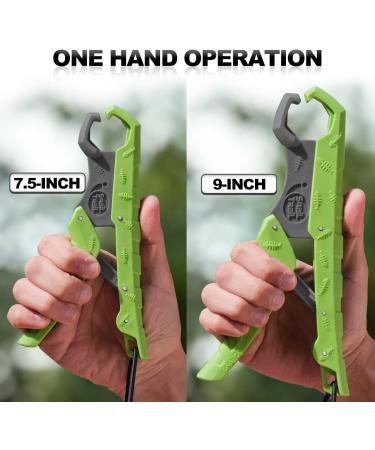 Snail Trail 7.5''/9'' Floating Fish Gripper - Catfish Mouth Pliers & Digital Scale Hook Clamp - Saltwater Lip Grip Tool - Gifts for Men - Buy Online on GoSupps.com