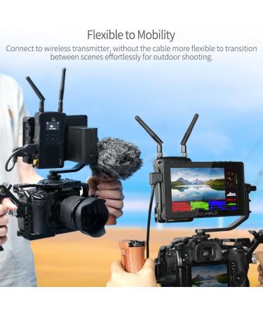 Feelworld F5 Pro V4 6 Touch Screen DSLR Camera Monitor - 3D LUT, F970 Kit, Wireless Transmission - IPS FHD 1920x1080, 4K HDMI, Tilt Arm - Buy Online on GoSupps.com