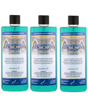Claudius Shower Gel Hamam 500 ml set of 3 pieces Shower gel