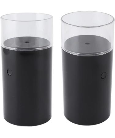 Essential Oil Diffuser USB - 3D Flame Candle Light Aromatherapy Humidifier for Home & Car - Black - Buy Online on GoSupps.com