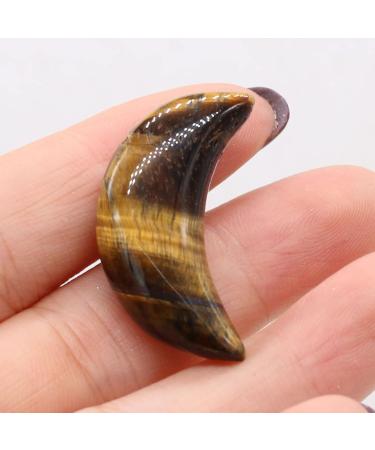 Natural Stone Home Decoration - Lucky Stars Moon Ornaments Reiki Healing Crystal Beads Rose Quartz & Tiger Eye - DIY Jewelry 1PC - Buy Online on GoSupps.com