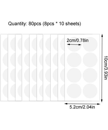 UV Stickers for Sunscreen | 80 UV Color Changing Patch Multi-Purpose UV Detecting Tool for Beaches Parks Picnic and Hiking - Buy Online on GoSupps.com