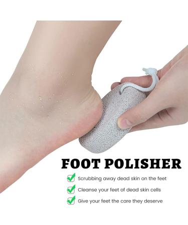 Xixiran 2 Pieces Natural Bimsstein - Effective Lava Stone Pedicure Foot Scrub Tools for Hard Skin Removal on Feet & Hands - Buy Online on GoSupps.com