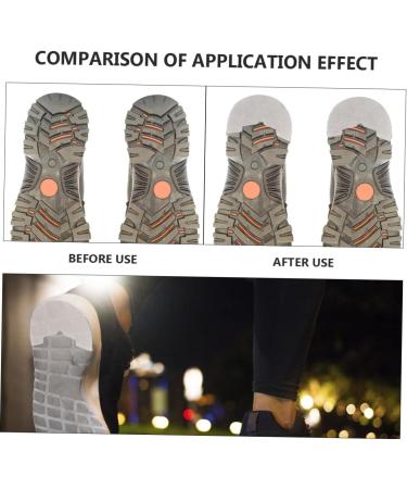 FOMIYES Self-Adhesive Sole Pad Protectors - Wear-Resistant Shoe Stickers & Anti-Slip Heel Grips for Fitness | 7.4*3.3cm - Buy Online on GoSupps.com